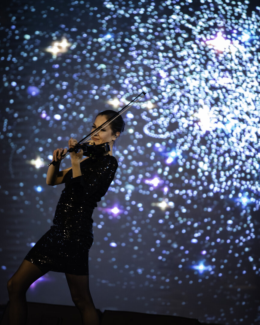 Dynamic shot of an event in progress